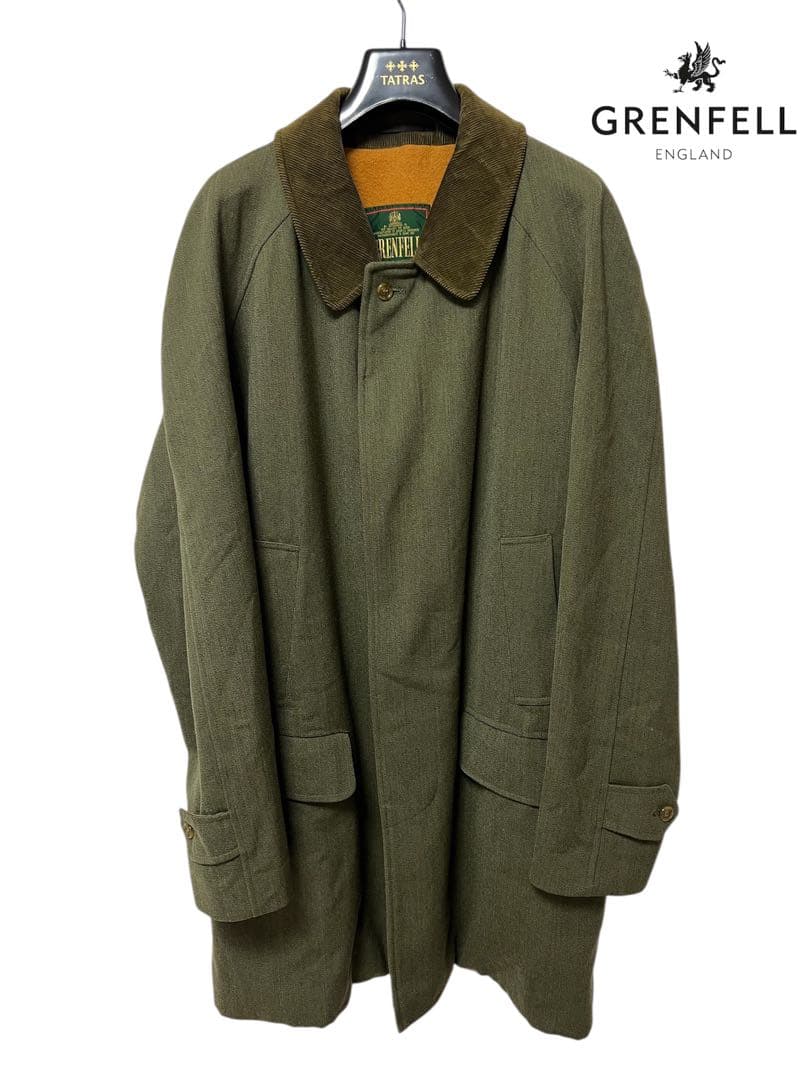 90's GRENFELL カントリーコート ダービーツイード グレンフェル
