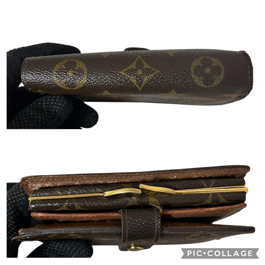 新型　ルイヴィトン　ポルトフェイユ・ヴィエノワ　二つ折り財布　モノグラム　がま口