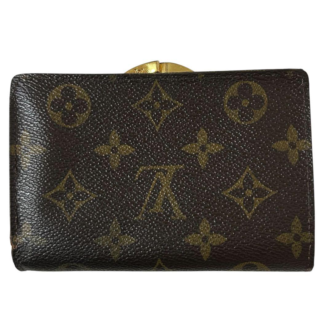 新型　ルイヴィトン　ポルトフェイユ・ヴィエノワ　二つ折り財布　モノグラム　がま口