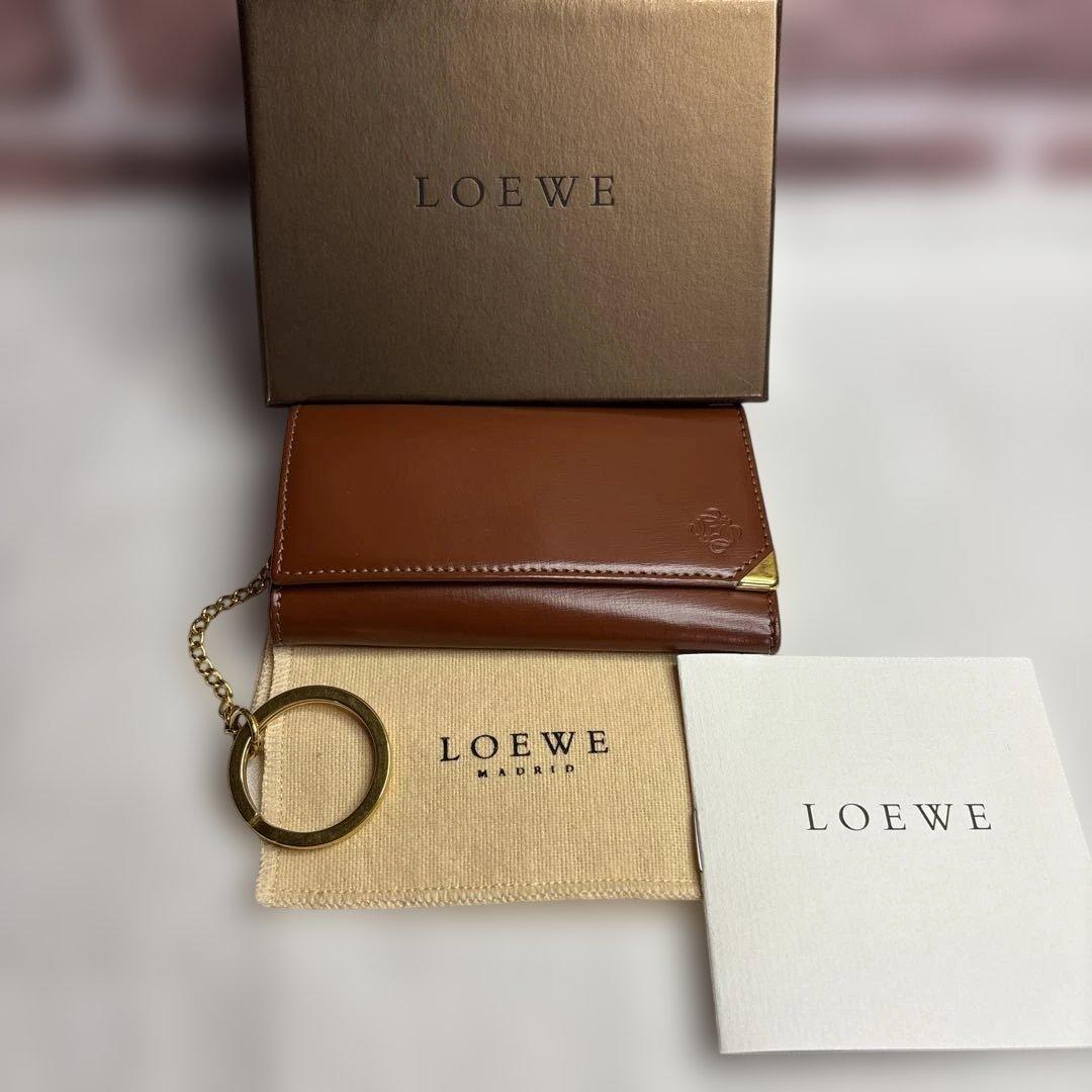 希少♡ヴィンテージLOEWEロエベ アナグラム6連キーケース