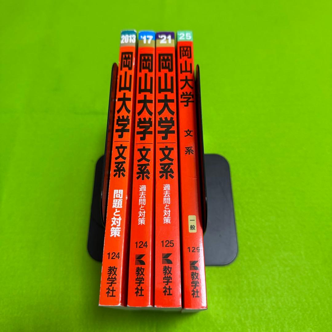 赤本　岡山大学　文系　2009年～2024年 12年分