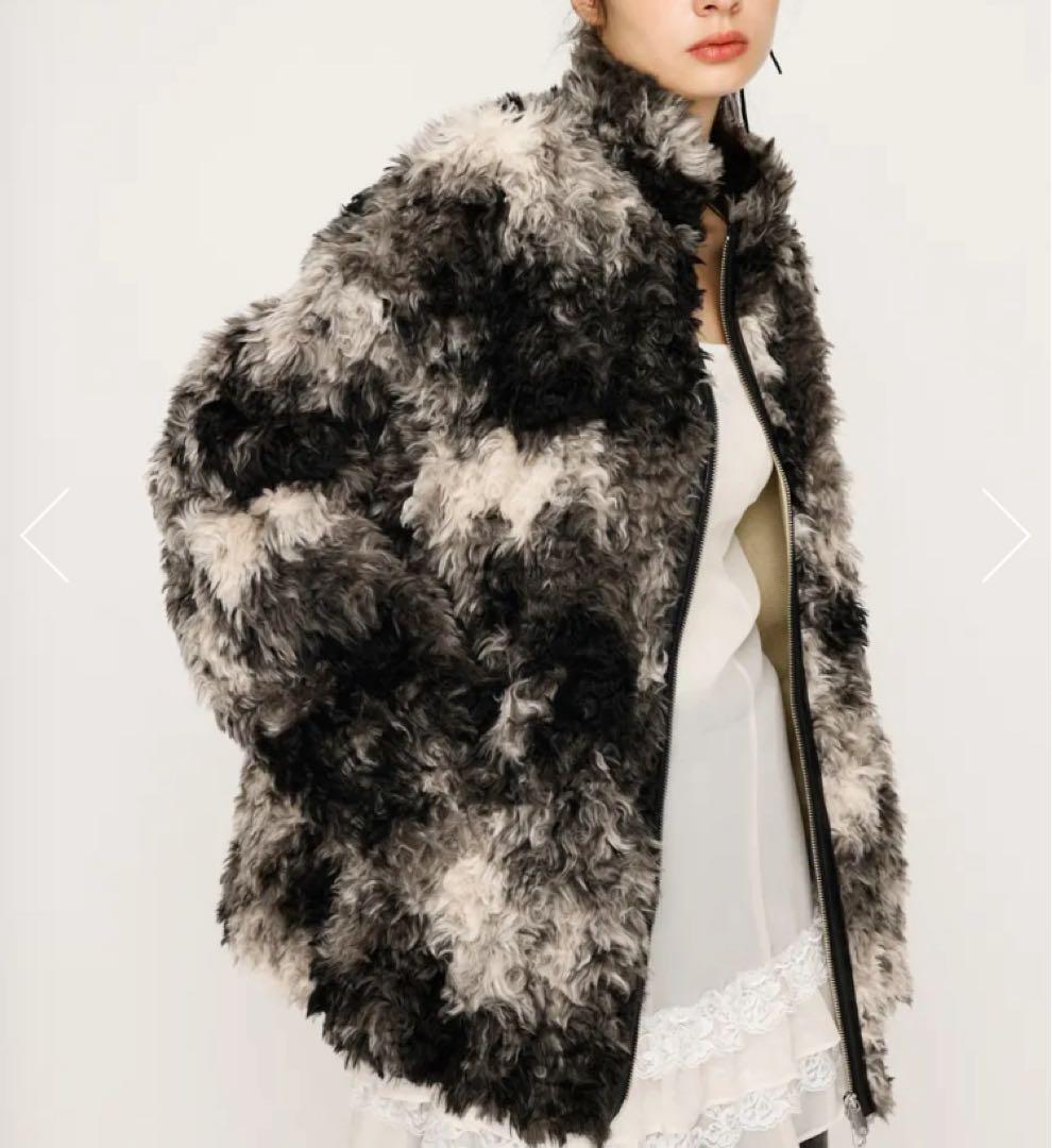 SIN新品未使用　今季　SLY CURLED BOA ブルゾン　サイズ２