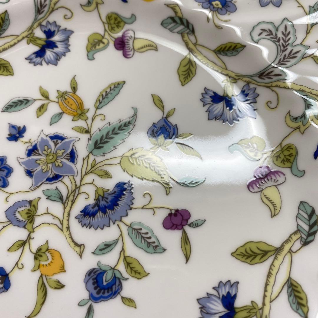 ミントン 20cm プレート 5枚 ハドンホール ブルー　皿