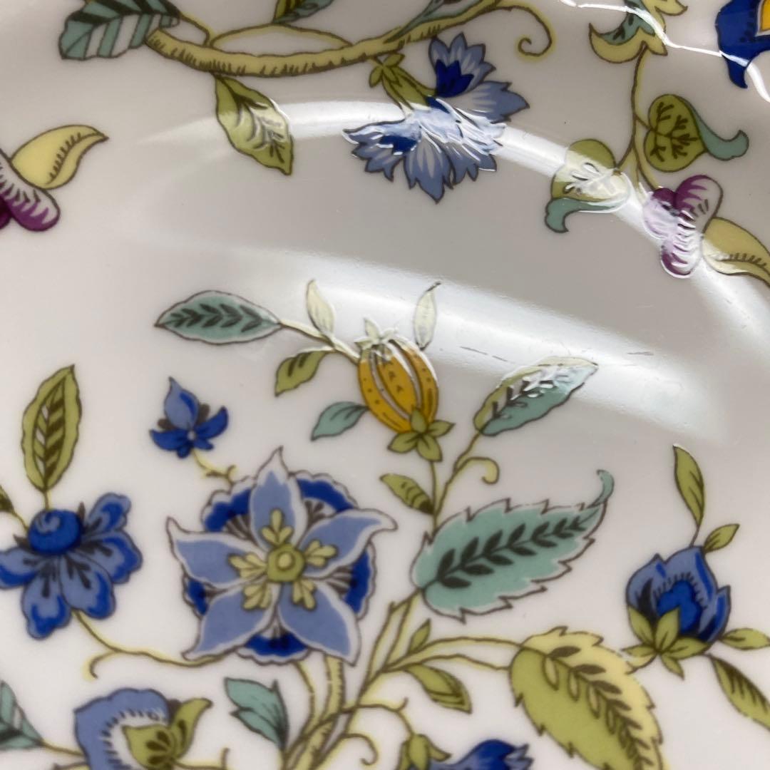 ミントン 20cm プレート 5枚 ハドンホール ブルー　皿