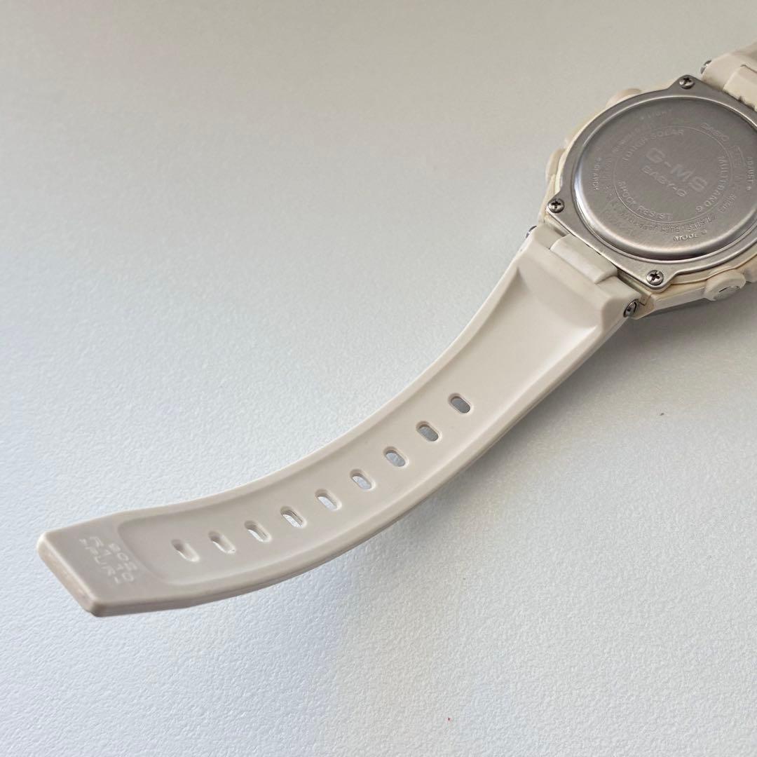 CASIO G-MS baby-g MSG-W100 ホワイト 電波ソーラー