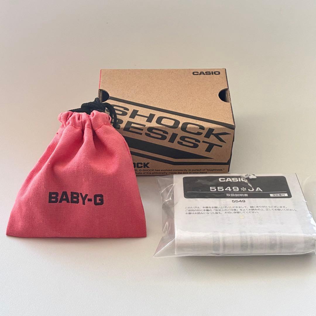 CASIO G-MS baby-g MSG-W100 ホワイト 電波ソーラー