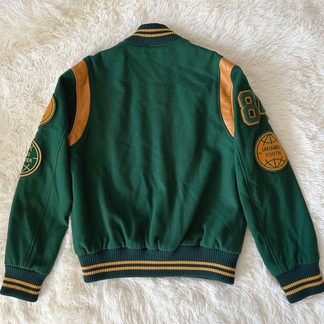 HYSTERIC GLAMOUR アップリケ スタジャン XL 革 レザー