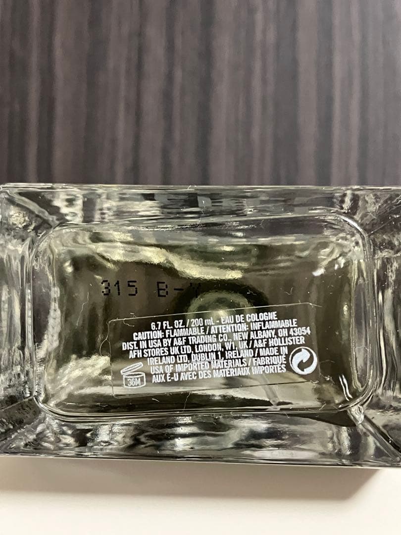 新品未使用品 アバクロ 香水 フィアース 200ml