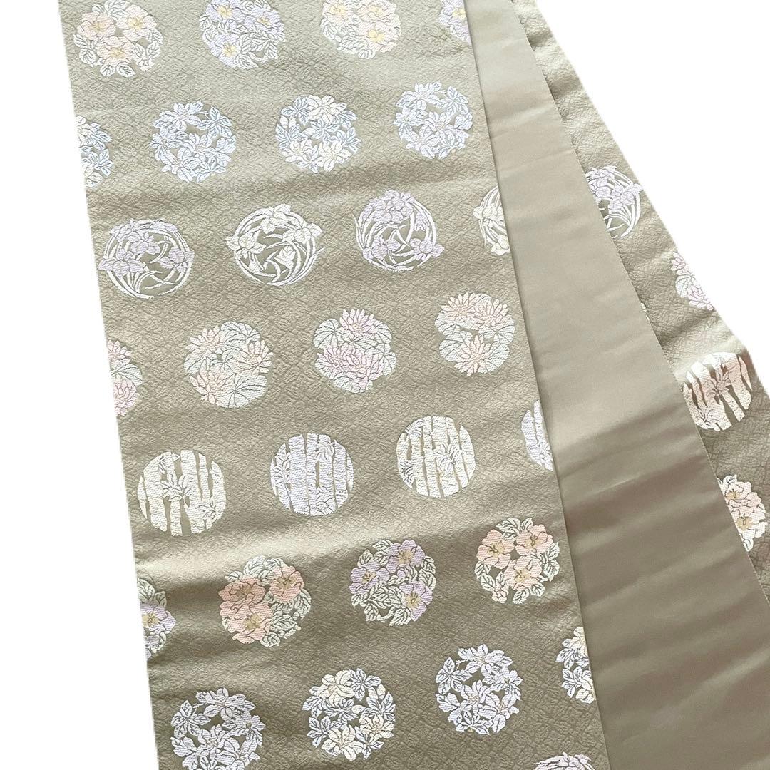 箔屋清兵衛　皇室　お印花紋　袋帯