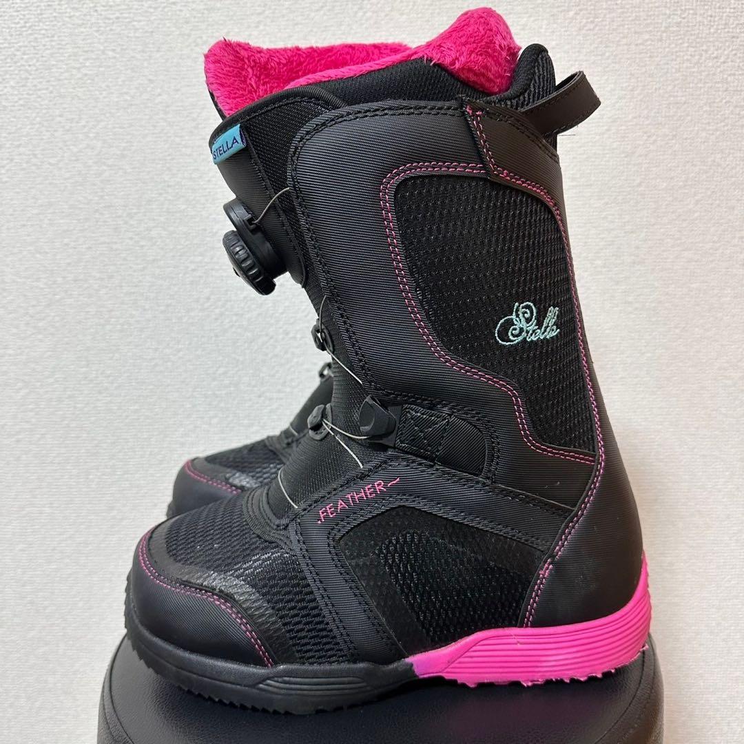 美品✨STELLA FEATHER レディース スノーボードブーツ 22.5cm