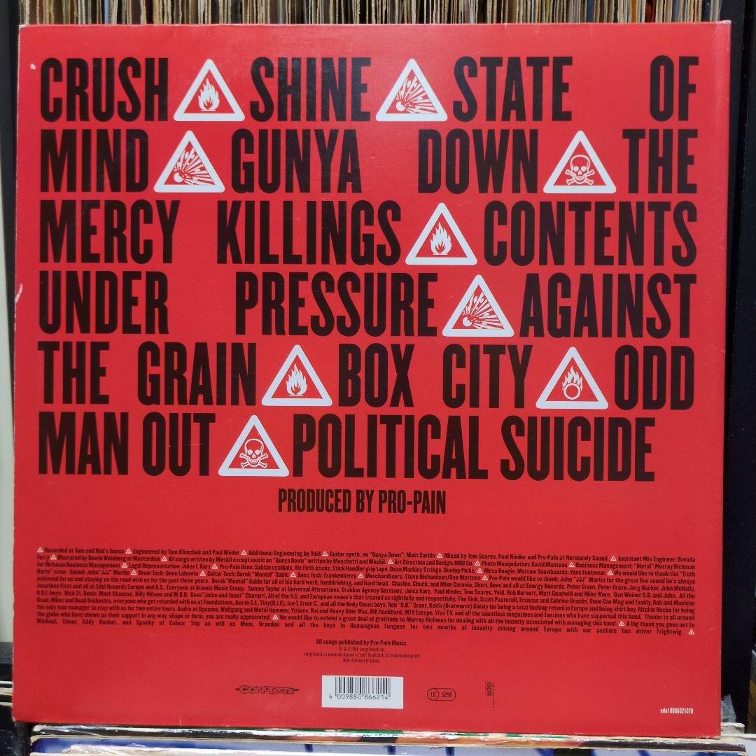 ☆PRO-PAIN / CONTENTS UNDER PRESSURE / LP