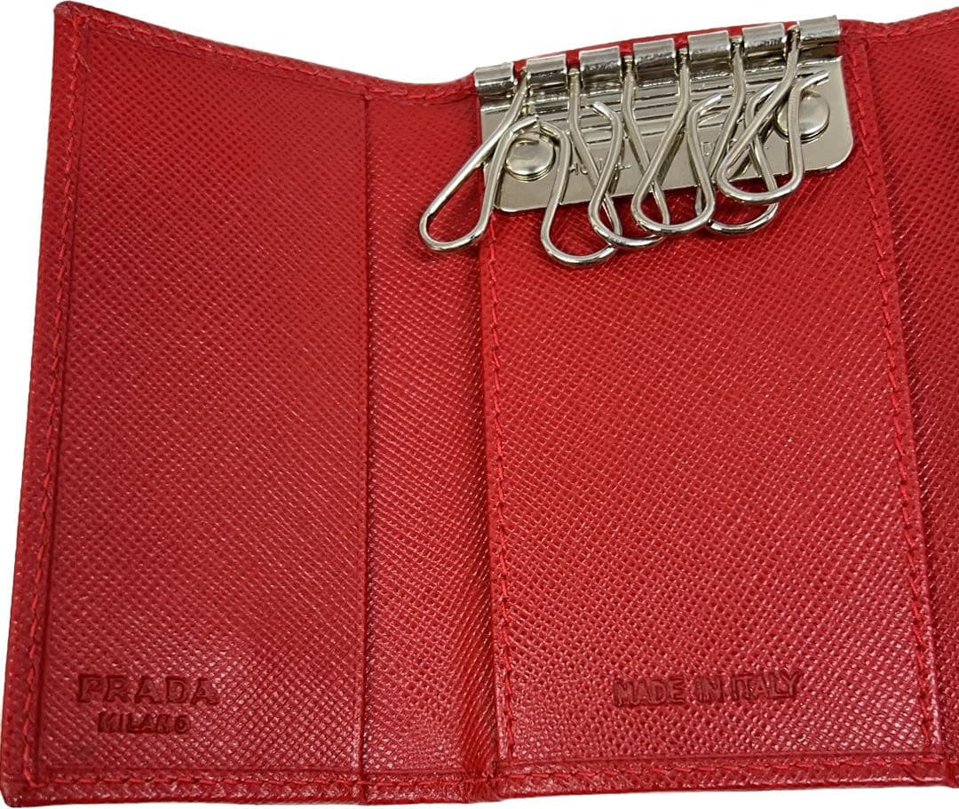 PRADA プラダ キーケース 6連キーケース SCARLATTO