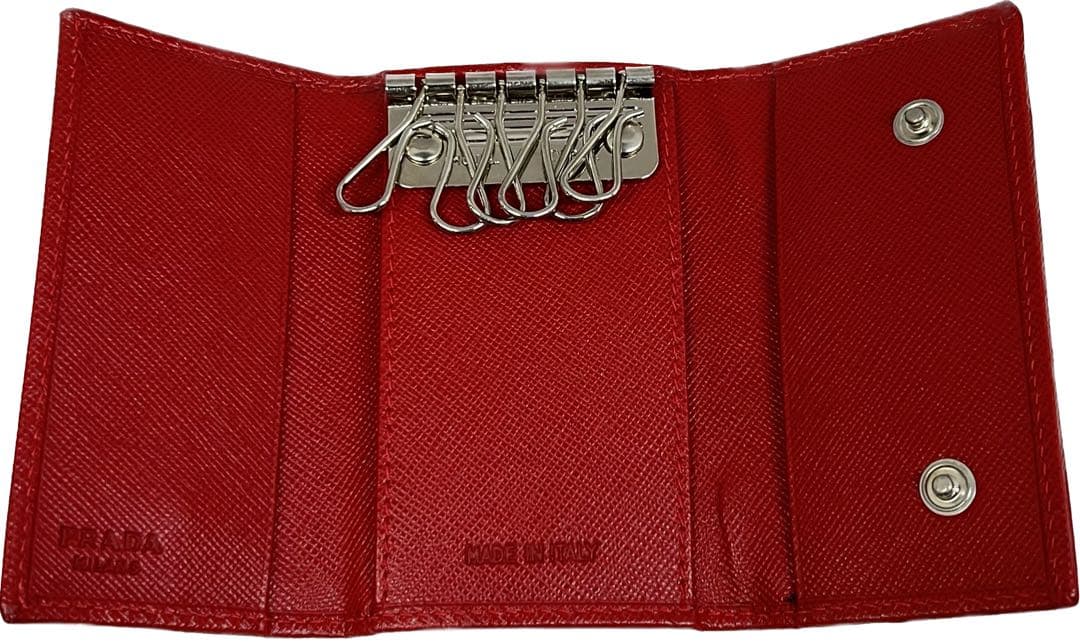 PRADA プラダ キーケース 6連キーケース SCARLATTO