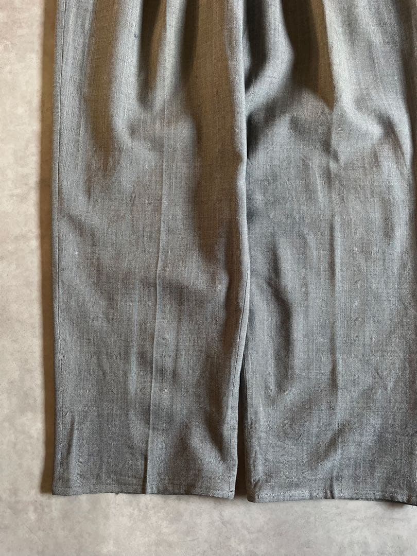 ニ*チ様 50s ウール HBT ワイドスラックス