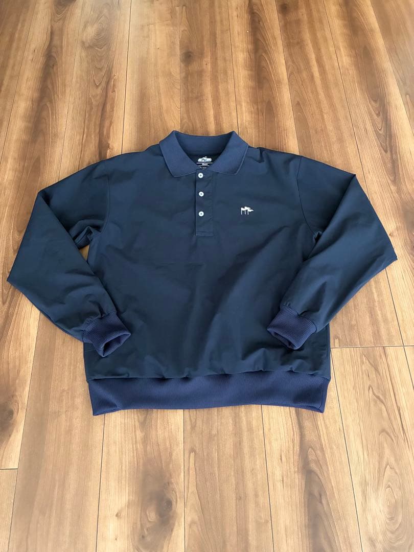 CLUBHAUS 長袖　ポロシャツタイプ　ピステ　サイズS ネイビー