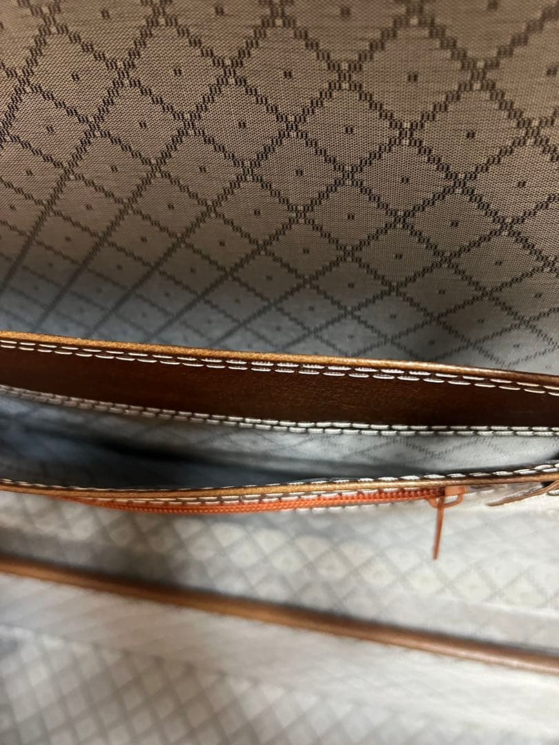 【レア美品】本革 ユーラシアトランク レトロ　キャリーケース ブラウン