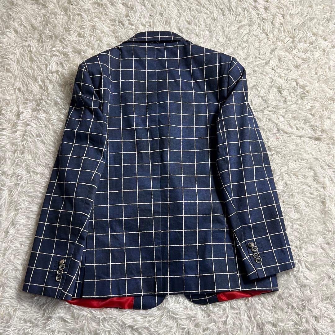 KARL MOMMOO カールモンモー　イタリア高級スーツ　セットアップ　裏地赤