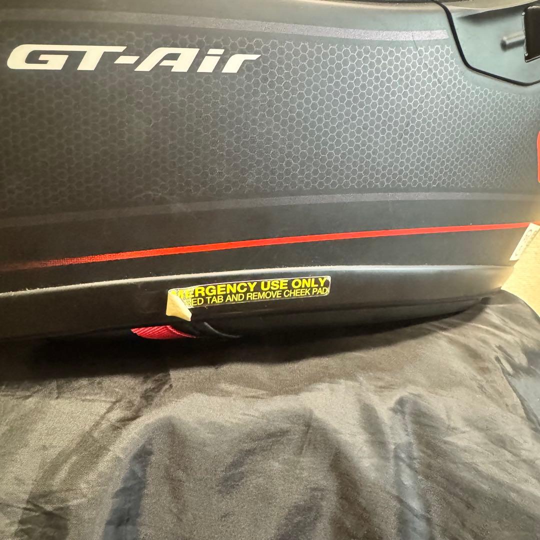 【美品】SHOEI GT-Air Mサイズ マットブラック/レッド 2018年製