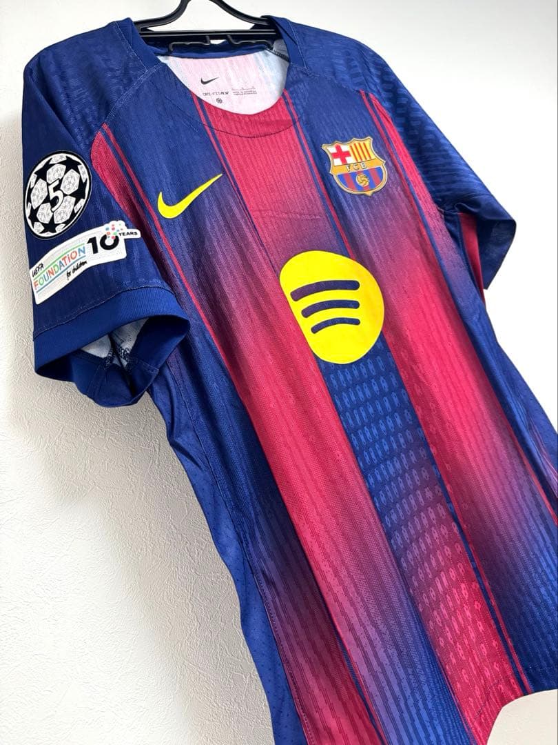 25-26 FC バルセロナ ラミン ヤマル ユニフォーム CL 仕様