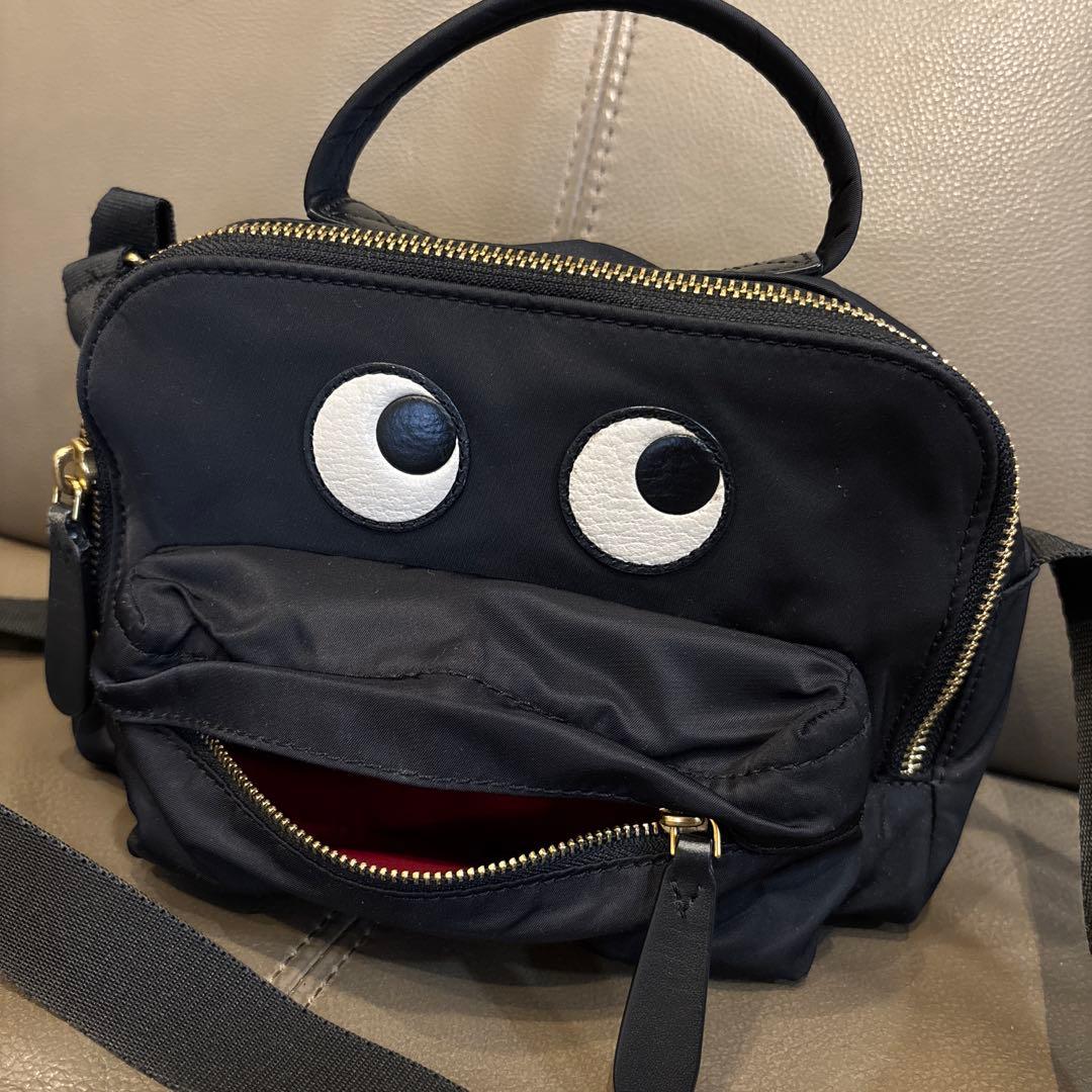 アニヤハインドマーチ　ナイロンショルダーバッグ