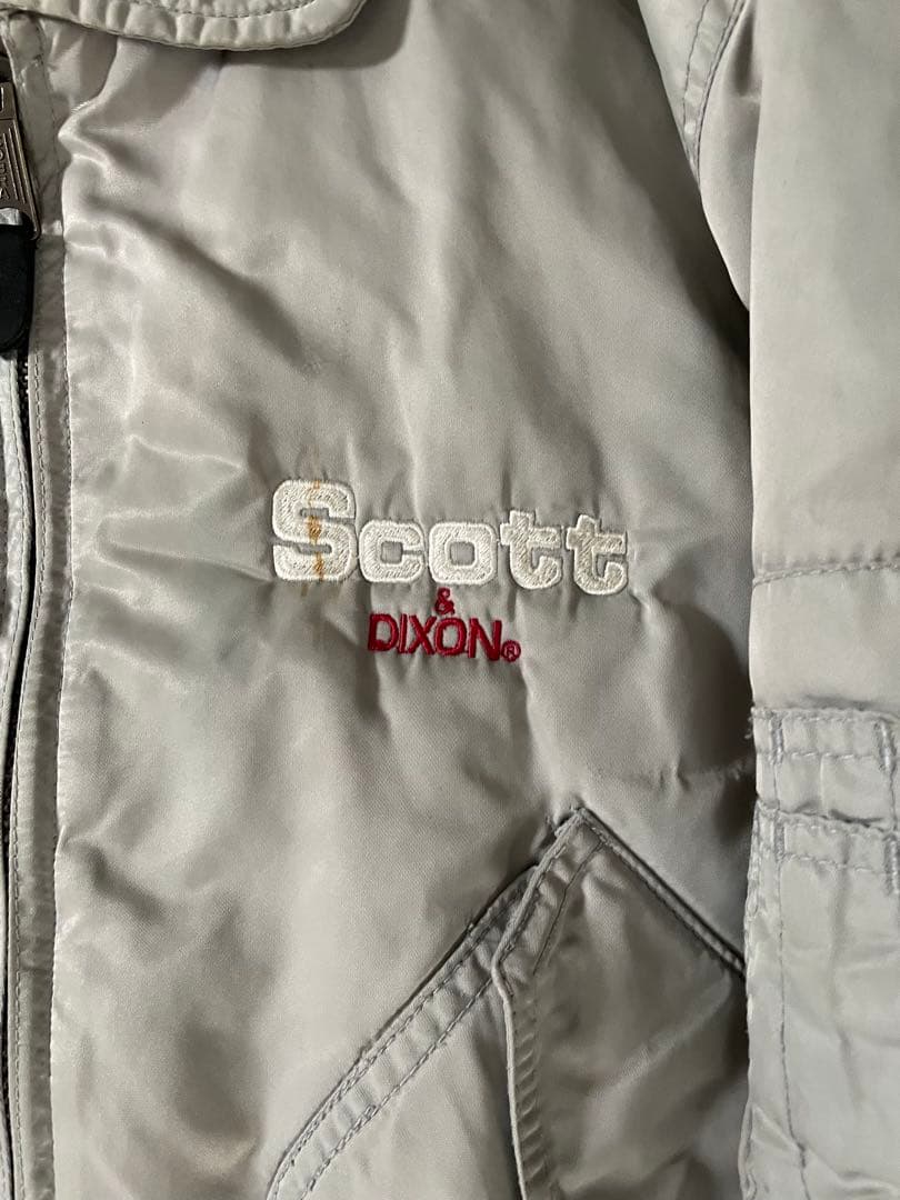 Scott MA-1ジャケット シルバー 美品✨ 激レア 軍物 本物 activ