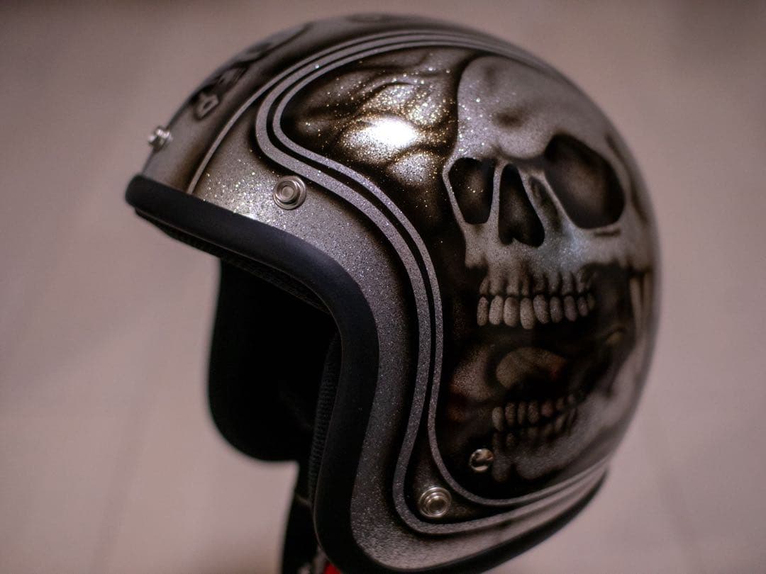 新品未使用　スモール　ジェット　ヘルメット ラメドクロ