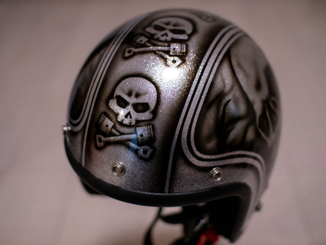 新品未使用　スモール　ジェット　ヘルメット ラメドクロ