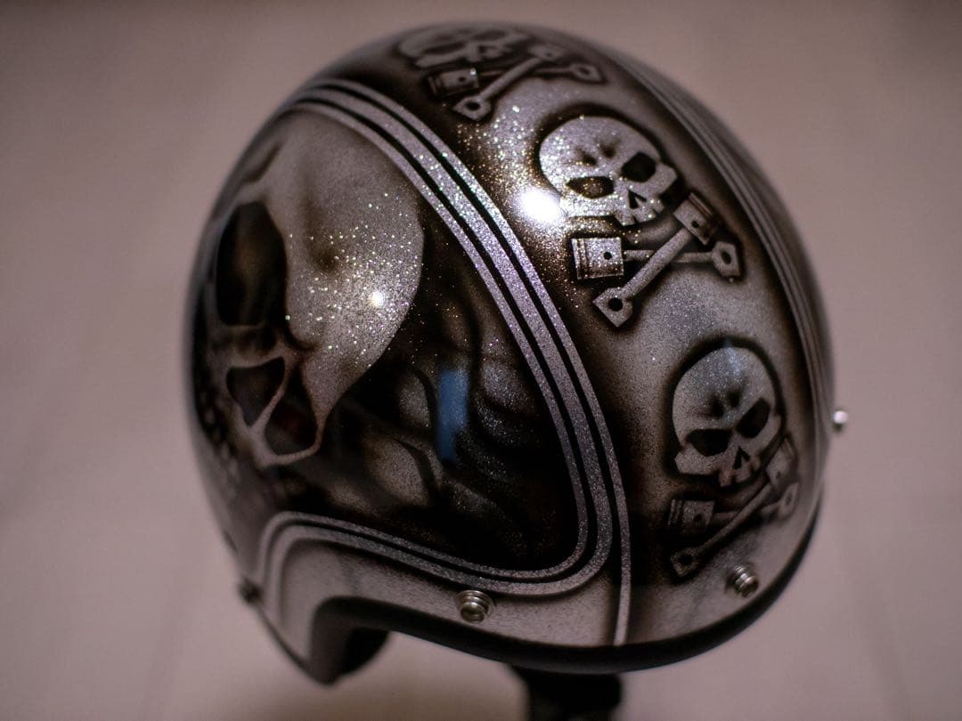 新品未使用　スモール　ジェット　ヘルメット ラメドクロ