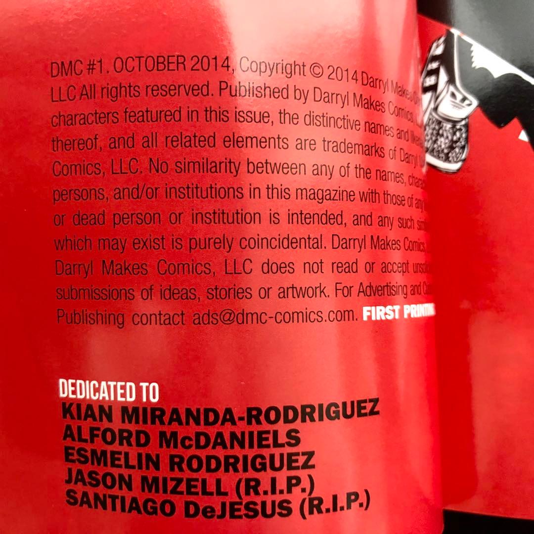 RUN-D.M.C. アメコミ「DMC Vol. 1＋2」ダリル・マクダニエルズ