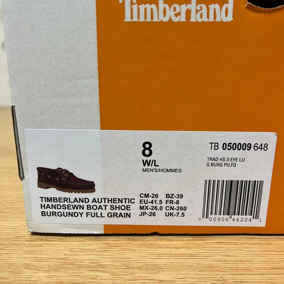 Timberland 3eye バーガンディ