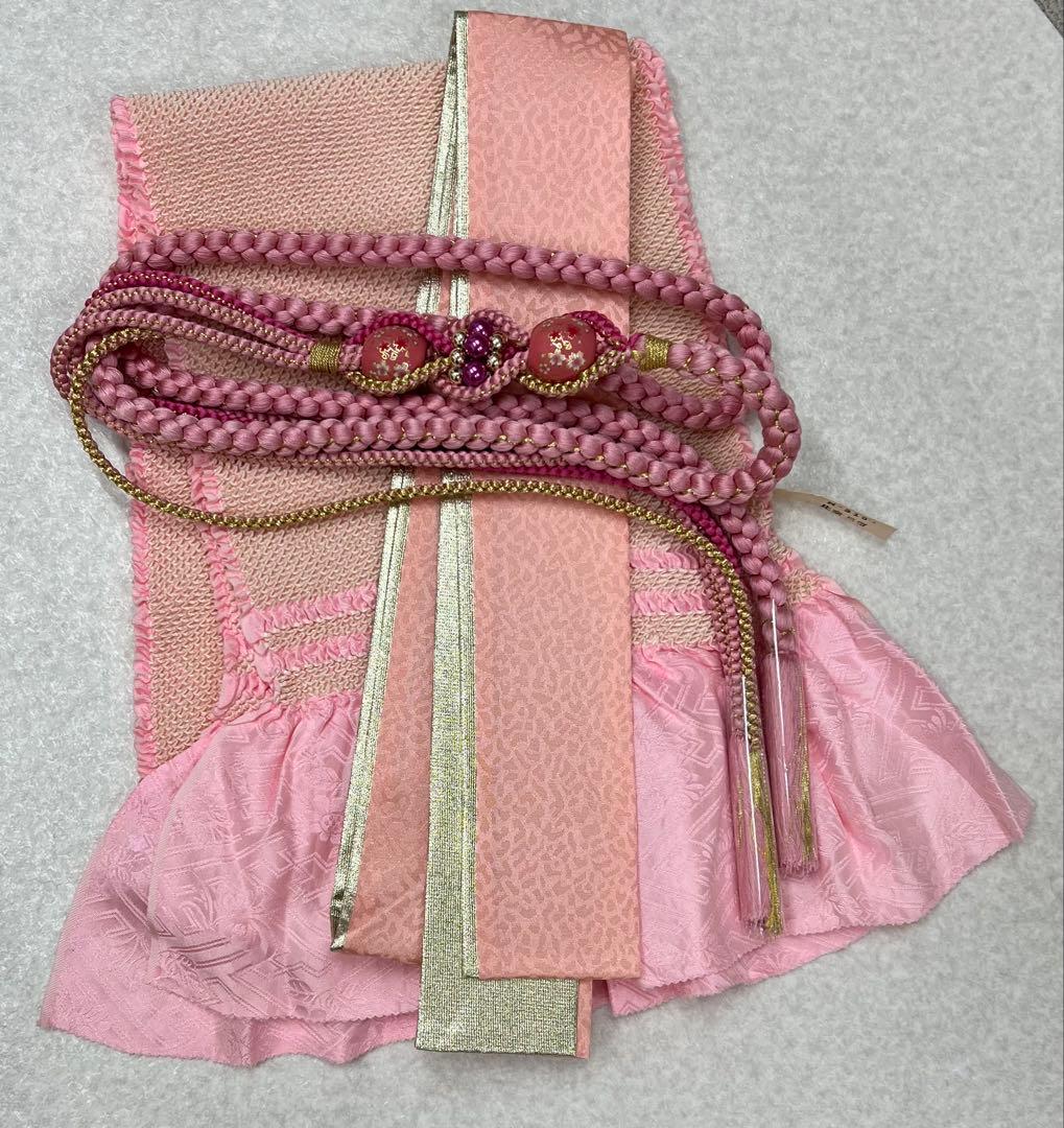 振り袖　フルセット　長襦袢　成人式　ガード加工　金彩加工　刺繍入　ピンク　738