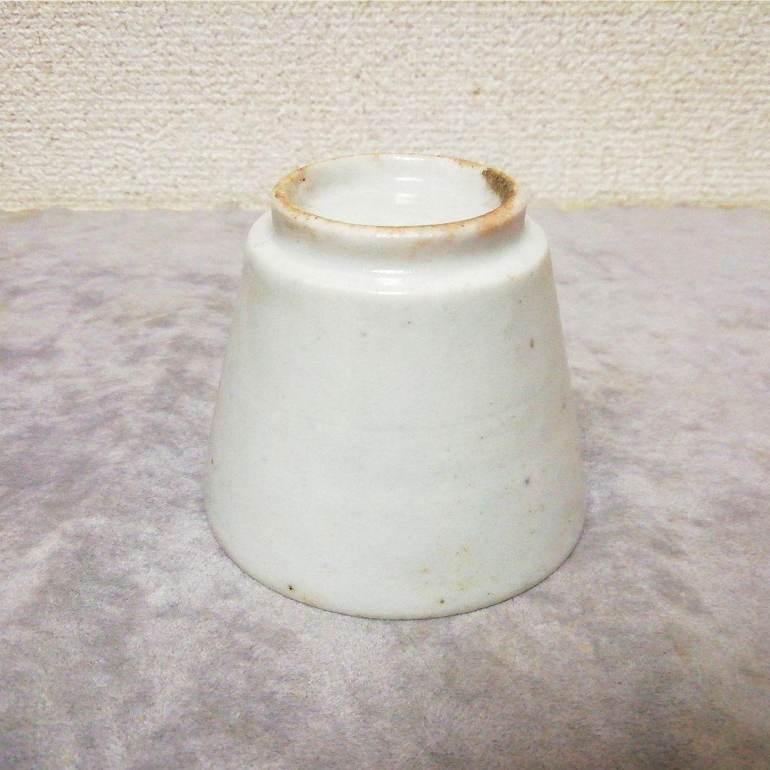 蕎麦猪口/古伊万里　白磁/高台付き　初期手/江戸時代