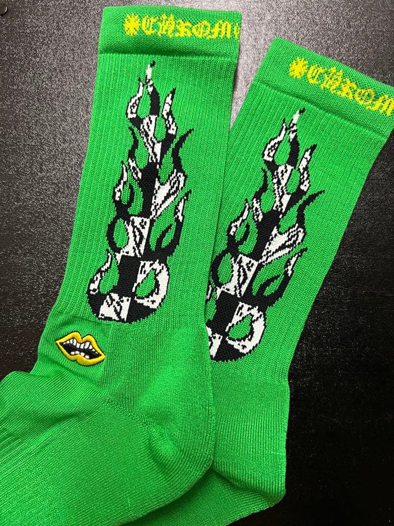CHROME HEARTS クロムハーツ マッティーボーイ ソックス グリーン