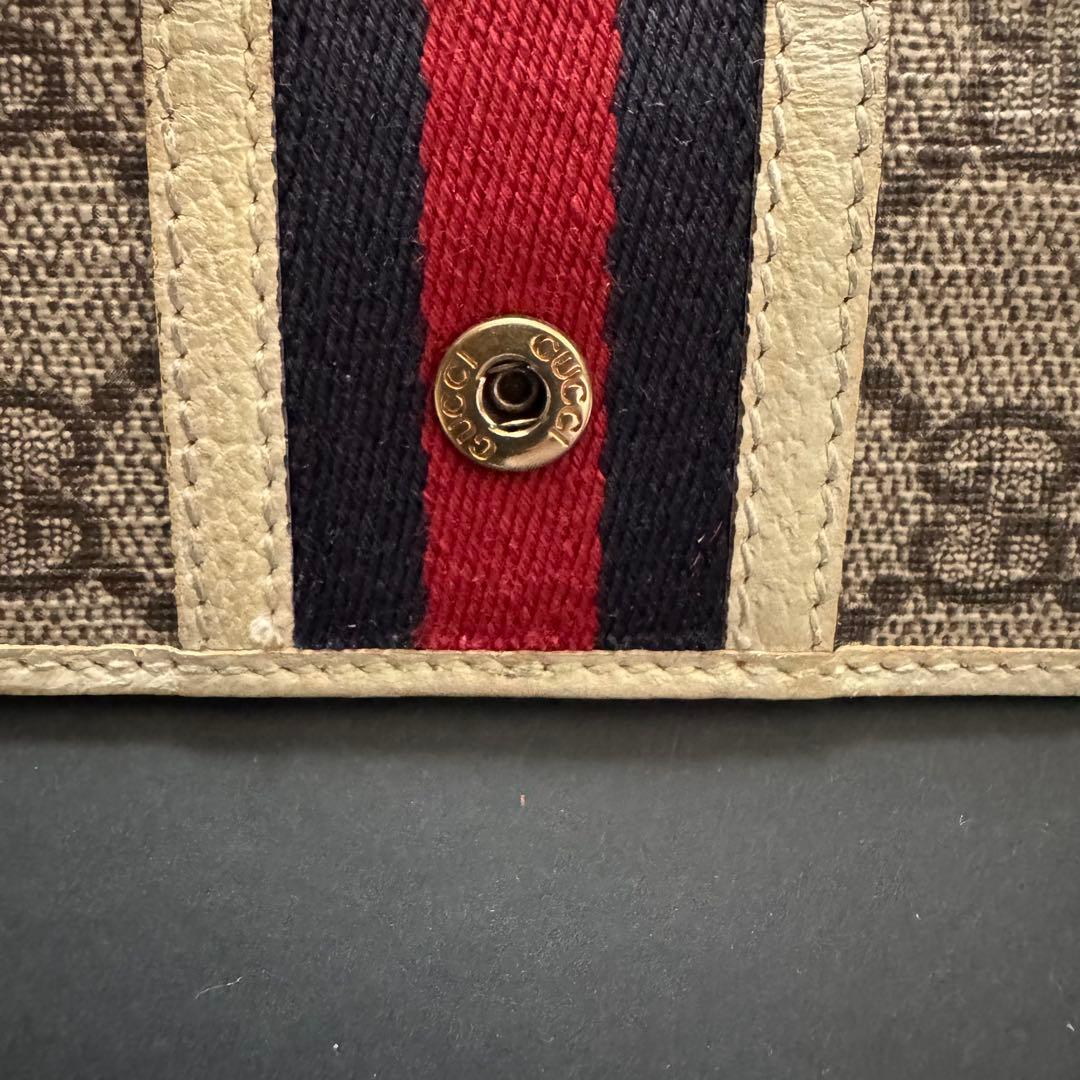 GUCCI グッチ　6連キーケース　オフデイア GGパターン　シェリーライン