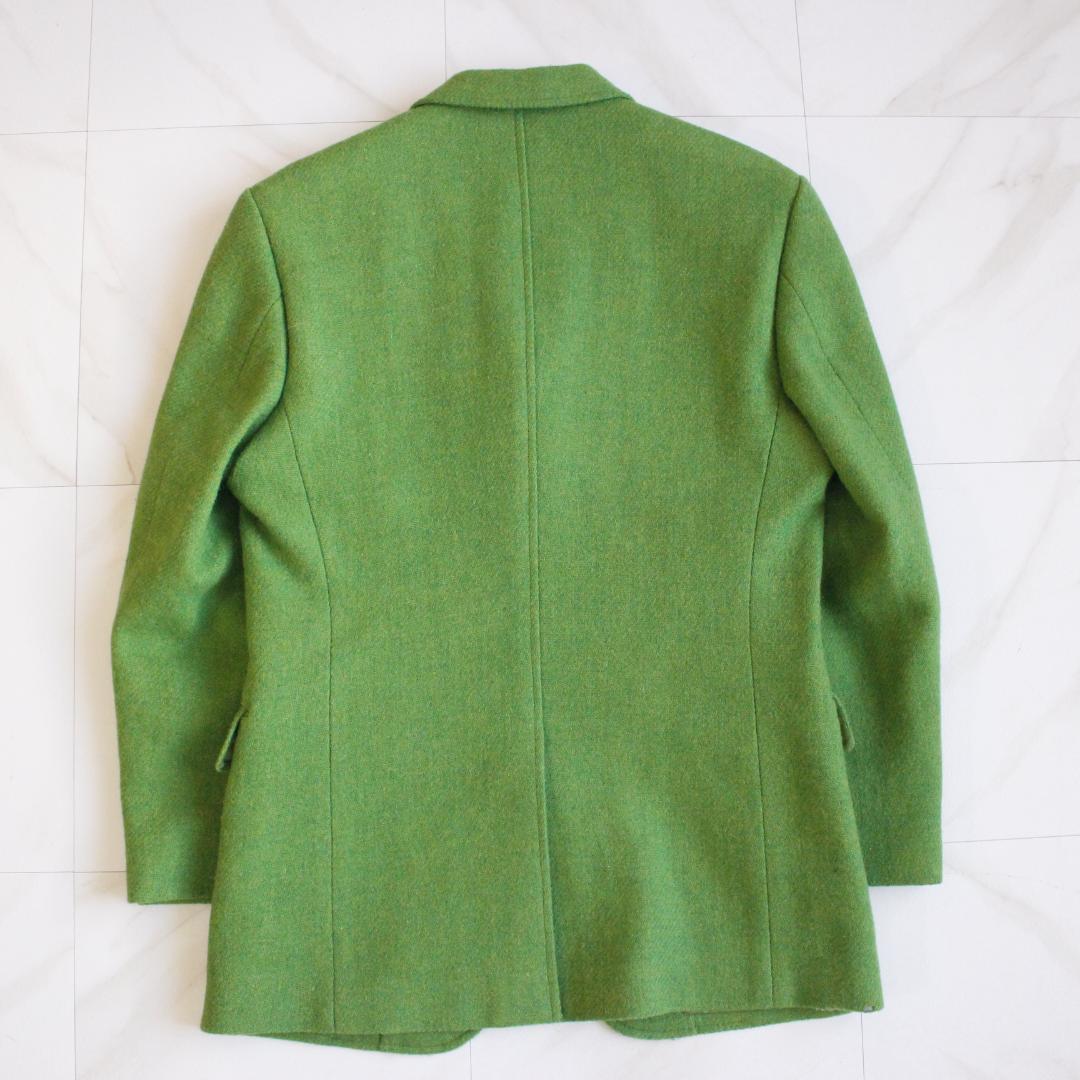 ぴーす様 J.CREW ハリスツイード テーラードジャケット M ライムグリーン