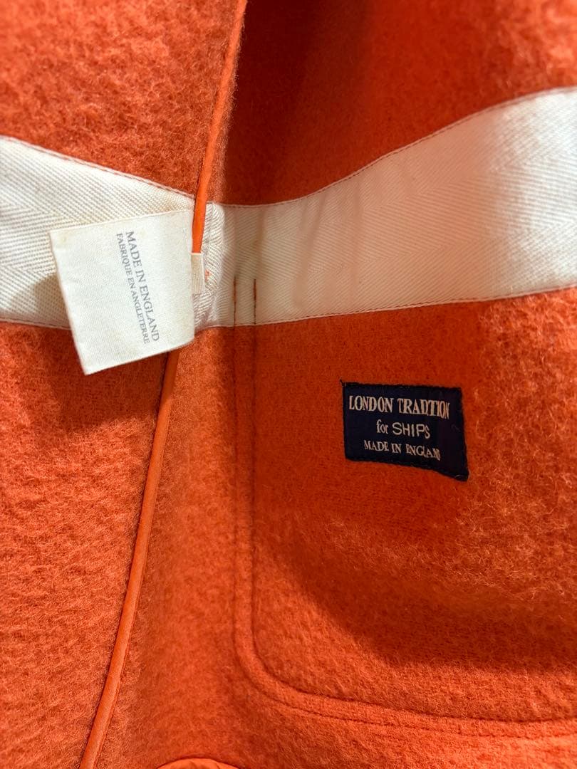SHIPS ダッフルコート LONDON TRADITION オレンジ Mサイズ
