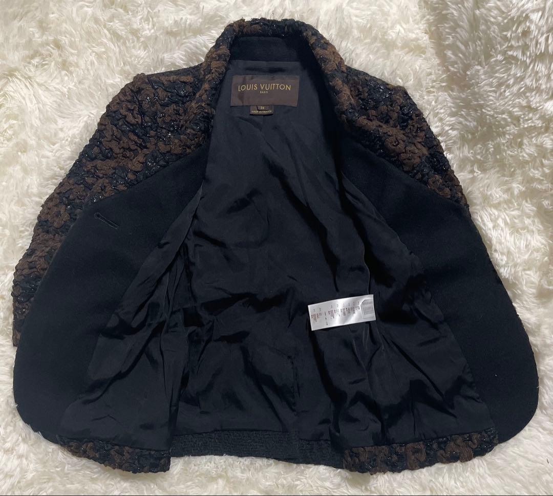 ルイヴィトン　ランウェイモデル　フラワー　ジャケット　34 1B