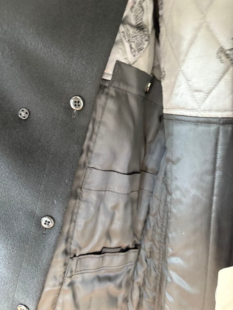 バーバリーブラックレーベル ライナー付きPコート Mサイズ サンプル品
