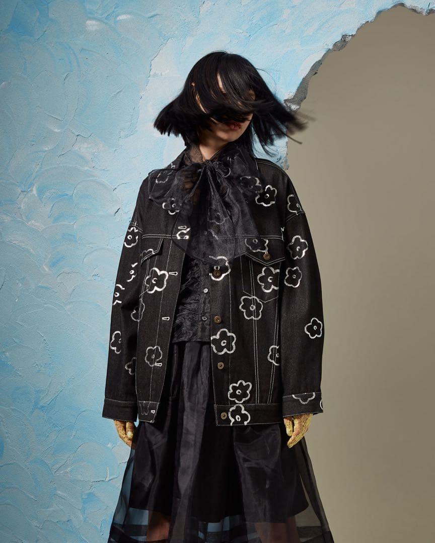 新品未使用タグ無し自宅保管 あさぎーにょ poppy インスタ掲載 総花 jkt