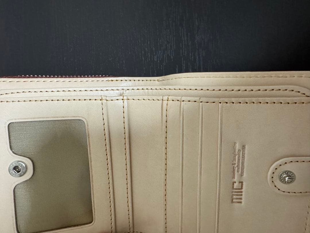 ⭐︎MIC バグッダ ミニマルチウォレット⭐︎レッド 財布 クズ録 ジョージ