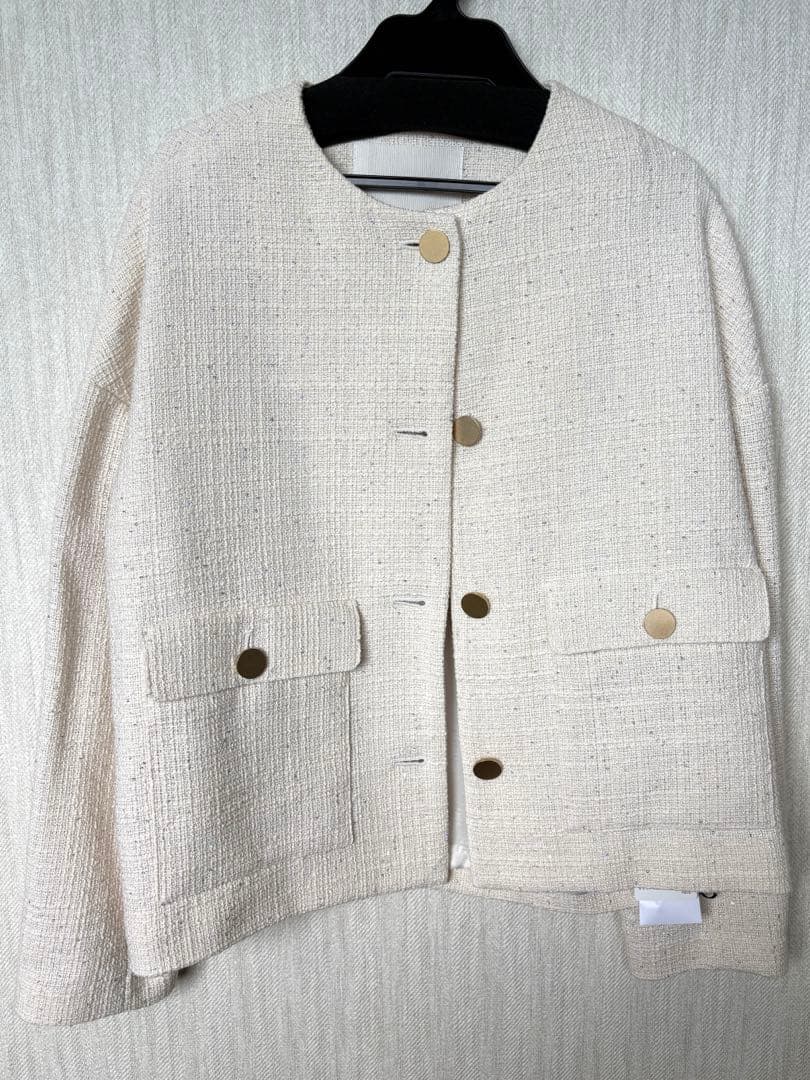 《あゆ》...& Dear ノーカラージャケット アイボリー