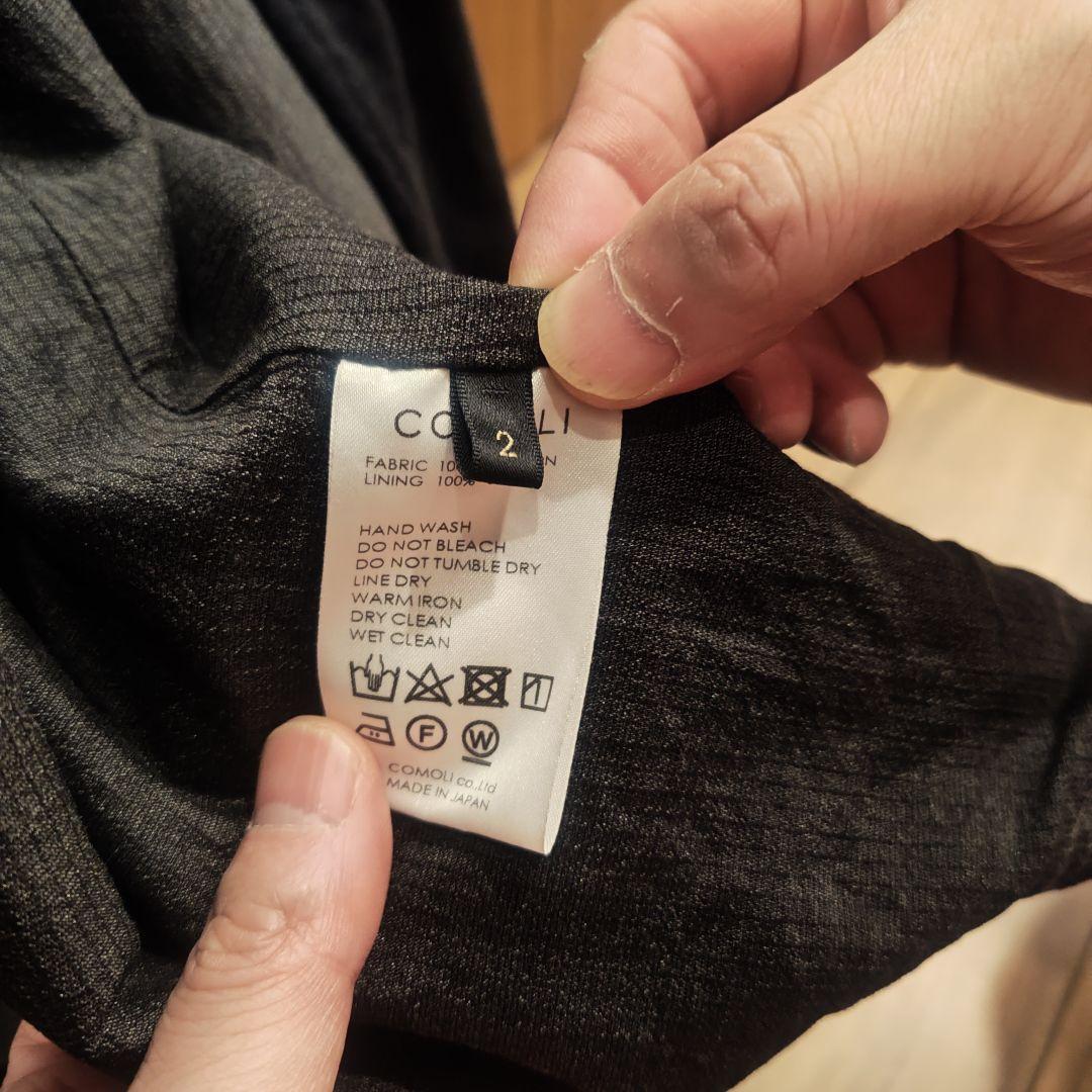 コモリ　コットンジャージスタンドカラージャケット　サイズ2