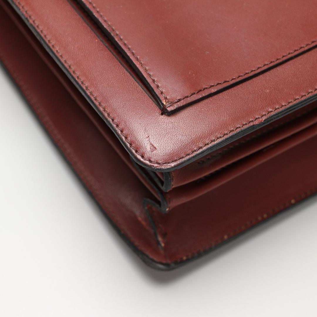 Cartier バッグ　 マストライン ボルドー　ビジネスバッグ　手提げ