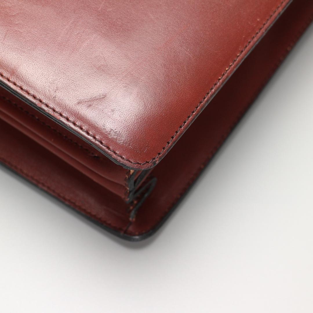 Cartier バッグ　 マストライン ボルドー　ビジネスバッグ　手提げ