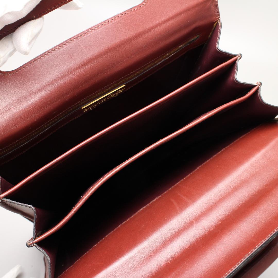 Cartier バッグ　 マストライン ボルドー　ビジネスバッグ　手提げ