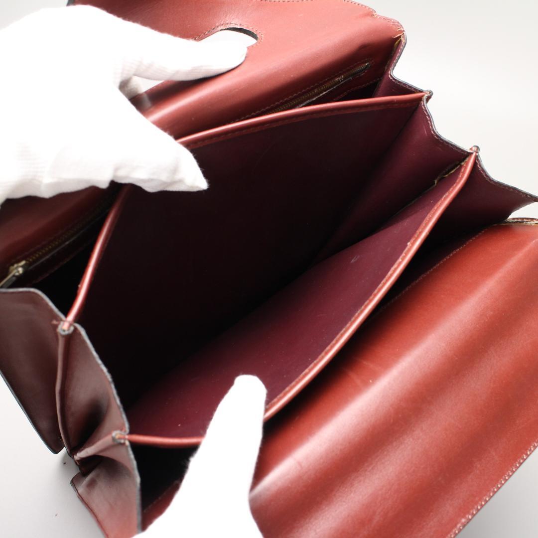 Cartier バッグ　 マストライン ボルドー　ビジネスバッグ　手提げ