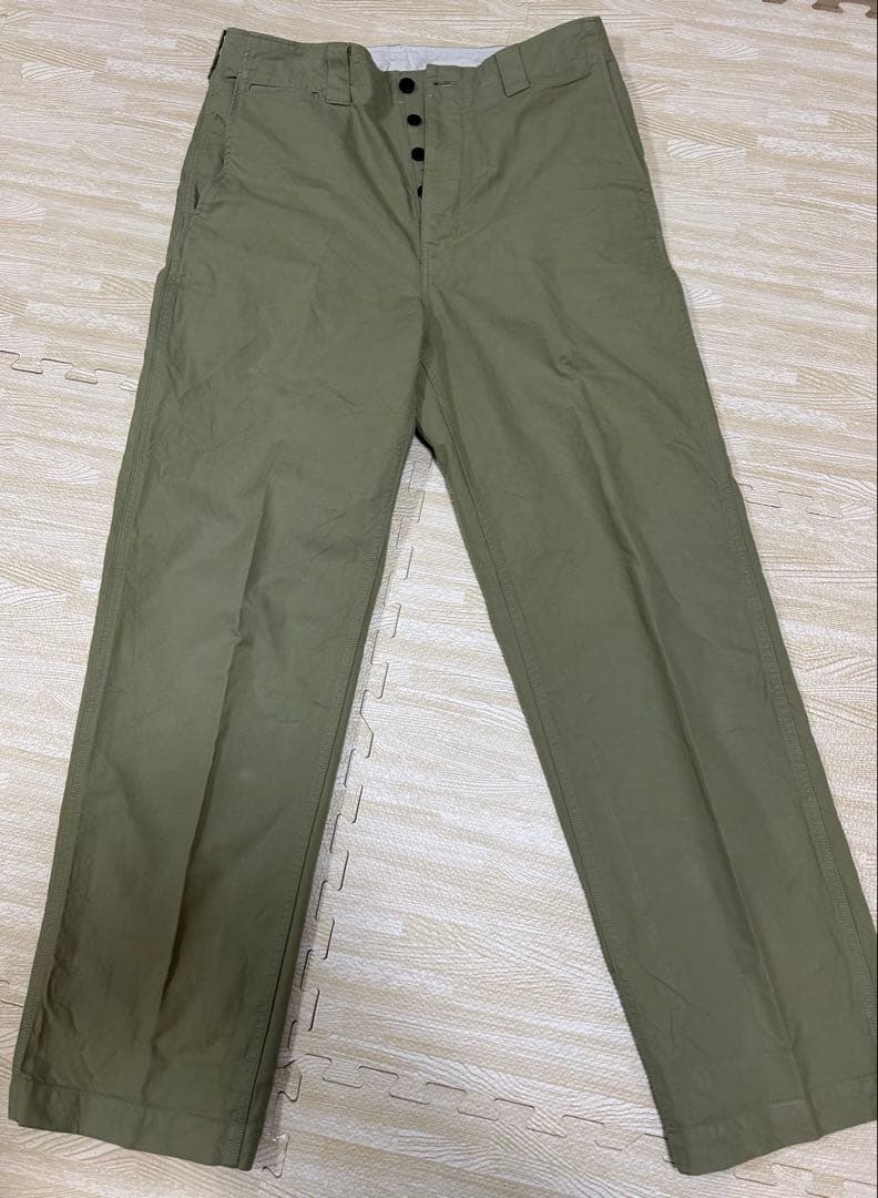 visvim 25ss WIDE CHINO PANTS LT.GREEN 3番