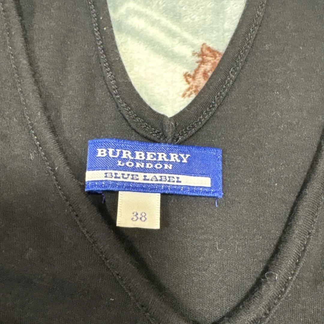 【希少】バーバリーブルーレーベル　ホルターネック　ノバチェック