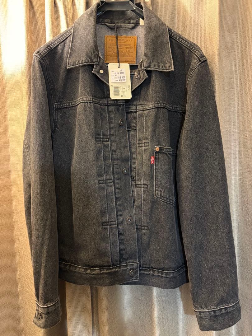 【未使用】Levi's グレー デニムジャケット S ※日本サイズM