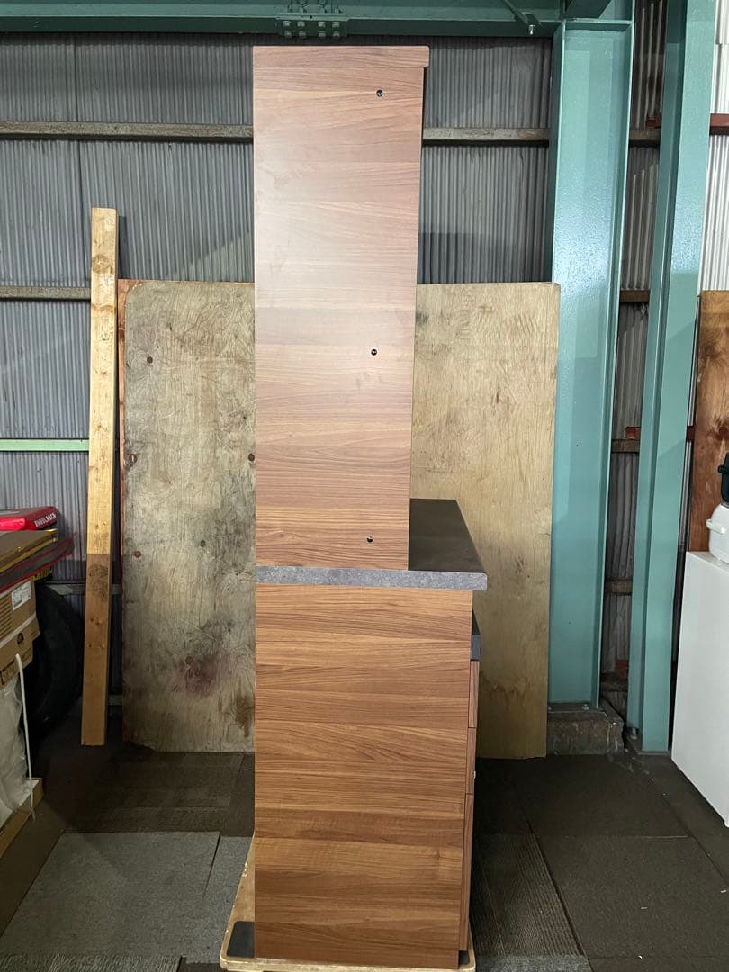 2021年製 パモウナ 食器棚 レンジ台 90cm